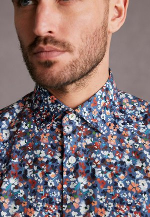 Next SIGNATURE  SHORT SLEEVE - REGULAR FIT - Pluus - blue floral