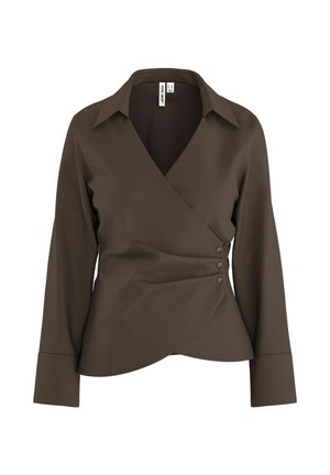 HYPEDROP, LONG SLEEVED SHIRT HDSABRINA FITTED WRAP - Skjortebluser - delicioso