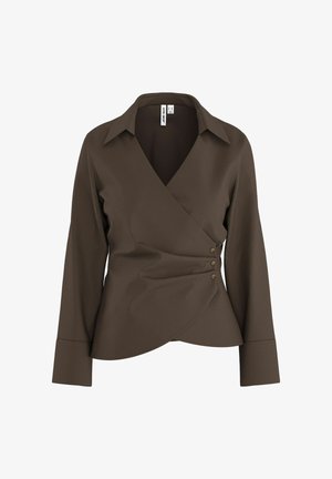 HYPEDROP, LONG SLEEVED SHIRT HDSABRINA FITTED WRAP - Skjortebluser - delicioso