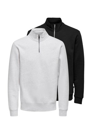 2ER PACK CERES - Sweatshirt - schwarz   hellgrau