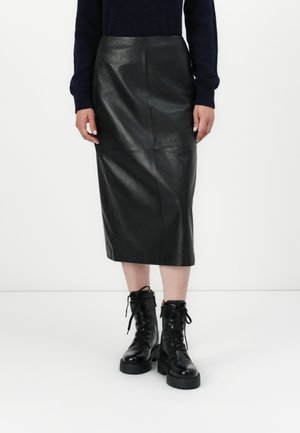GENTIANA - Gonna a tubino - black