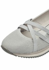 Jana Klassischer Ballerina - grey silver