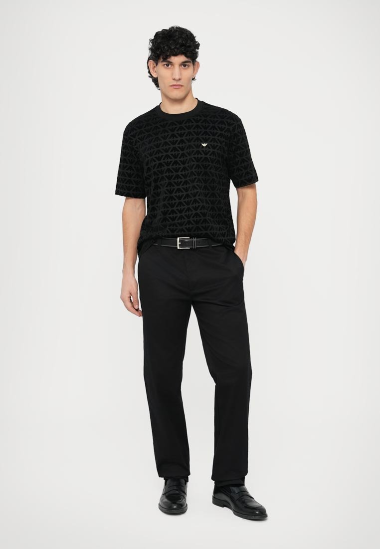 Emporio Armani Camiseta Estampada Logo - Negro — vista 2