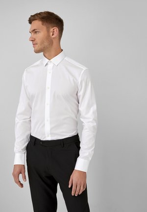 REGULAR FIT DOUBLE CUFF - Businesshemd - white