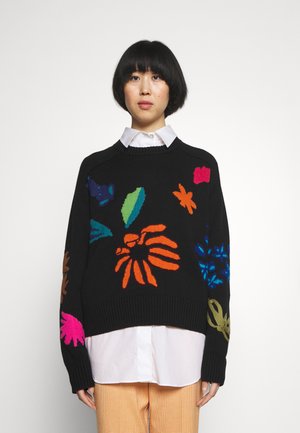 JUMPER - Strickpullover - black