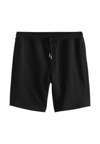 REGULAR FIT - BRUSHED ZIP - Teplákové kalhoty - black