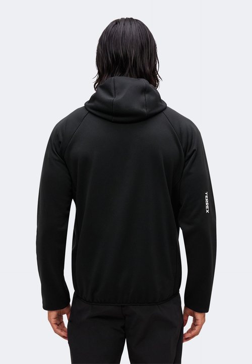 adidas MULTI INSULATED HYBRID HOODED JACKET - Chaqueta de plumas - black — photo 3