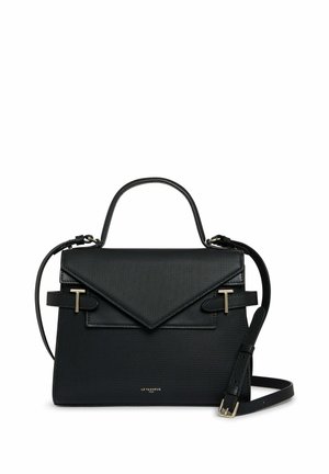 DOUBLE RABAT MOYEN MODÈLE EMILIE SIGNATURE T - Handbag - noir