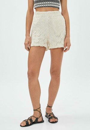 Koton POCKET MINI - Shorts - off white