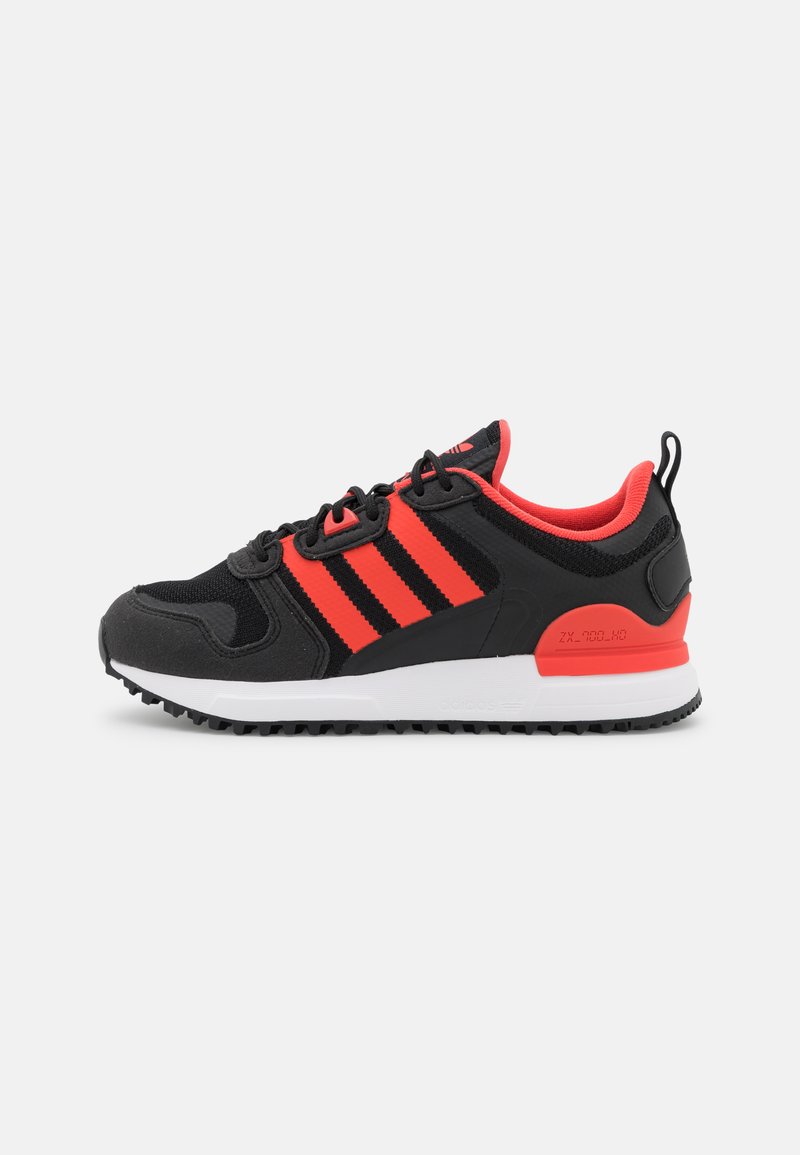 adidas Originals ZX 700 UNISEX - Baskets basses - core black/bright red/footwear white