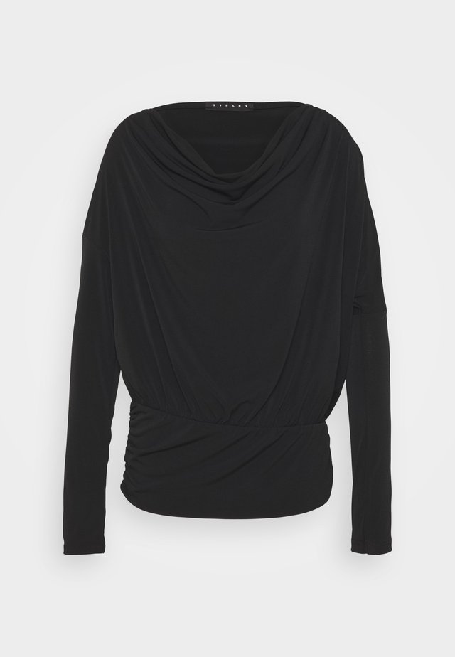 Long sleeved top - black