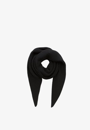 Faera, ELEGANTER DREIECKS-SCHAL UNIFARBEN WEICH UND WARM - Sjaal - schwarz