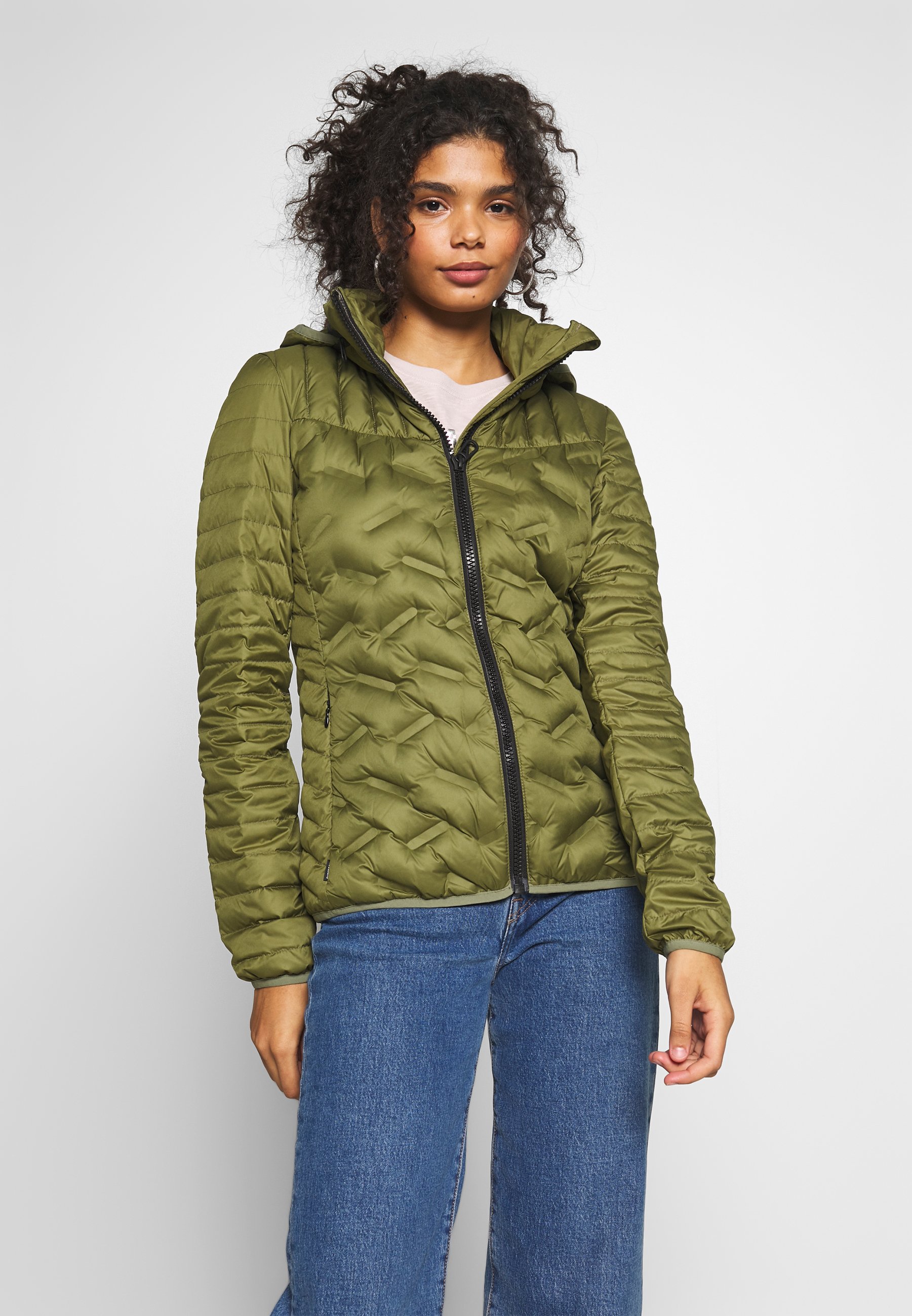 Superdry ESSENTIALS RADAR JACKET Dunjakke capulet olive Superdry ESSENTIALS RADAR JACKET - Dunjakke - black