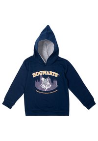 Harry Potter HOGWARTS KAPUZEN MIT KAPUZE SWEATSHIRT - Felpa con cappuccio - blau
