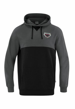 Kapuzenpullover - grau schwarz (719)
