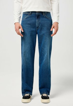 Relaxed fit jeans - retro blue