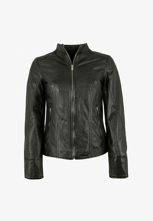 Lederjacken24 FULYA - Lederjacke - schwarz