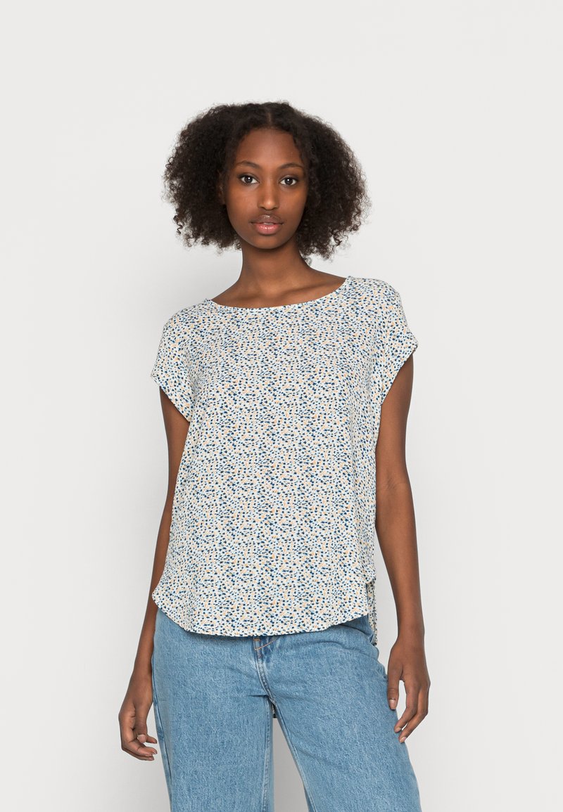 ONLY Blusa - cloud dancer/tinny blossom