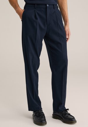 LOOSE FIT - Tygbyxor - dark blue