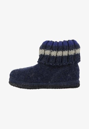 Haflinger, HUTTENSCHUH PAUL K - CHAUSSONS - Chaussons - bleu