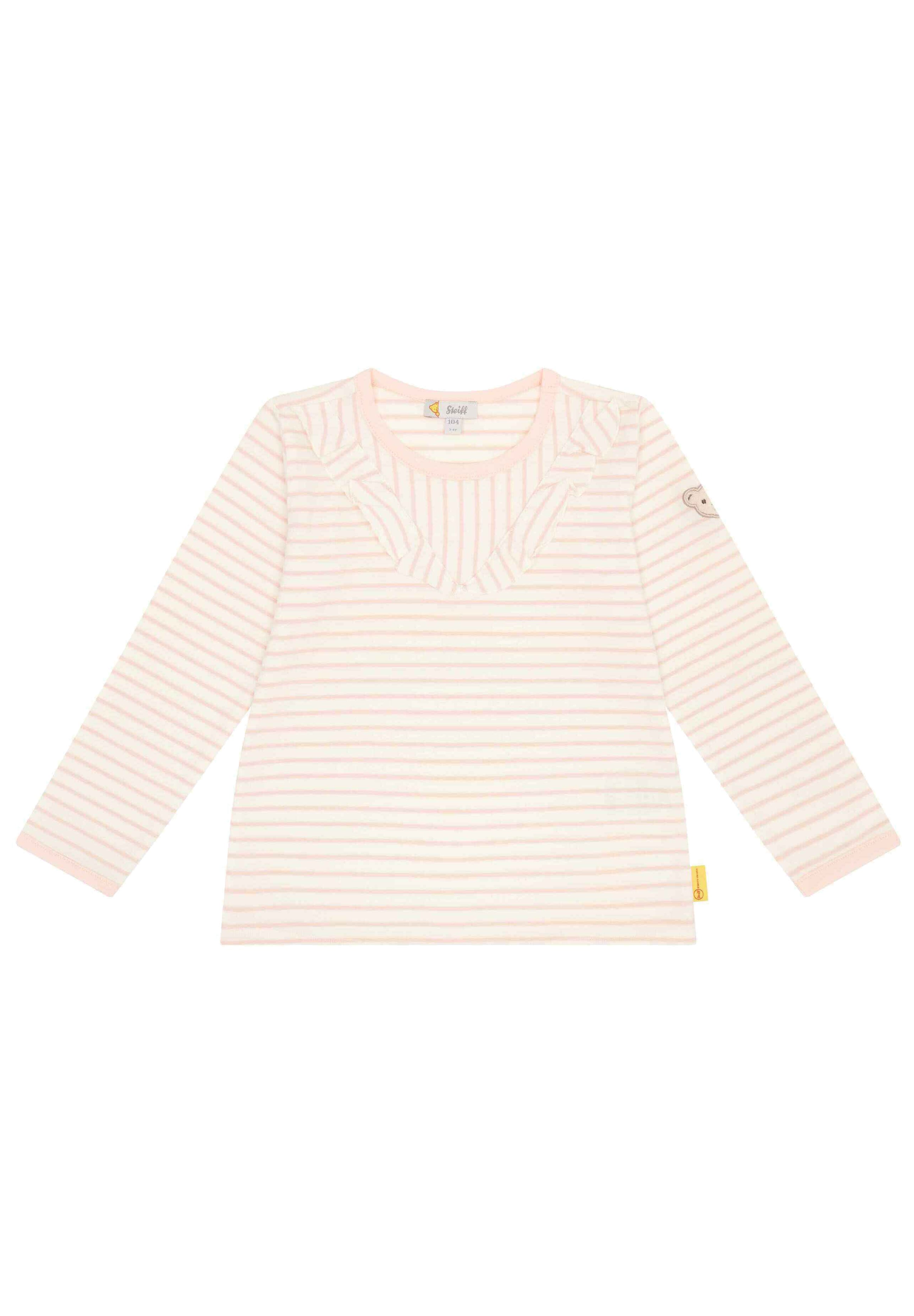 Camiseta Steiff Para Niñas – Tejido Suave Y Ligero, Mangas Abombadas – Estilo Marítimo, Cómoda Para Jugar