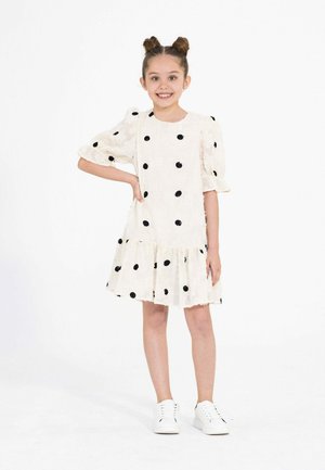 POLKA DOT - Day dress - cream