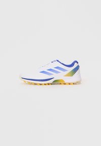 ADIZERO ZG - Chaussures de golf - white/lucidmblue/crew yellow