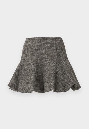 Pinko HOT DOGS GONNA ACCOPPIATA - Puffball skirt - nero/marrone/bianco