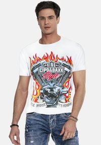 Cipo & Baxx T-Shirt print - white