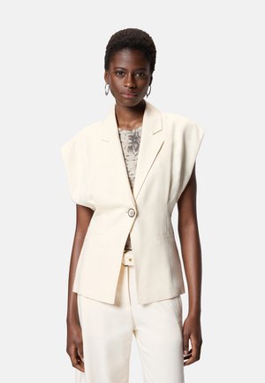 Pinko, FLOELLA GIACCA FRISOTTINO - Blazer - white-c