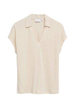 comma, T-SHIRT - Polo shirt - helles beige