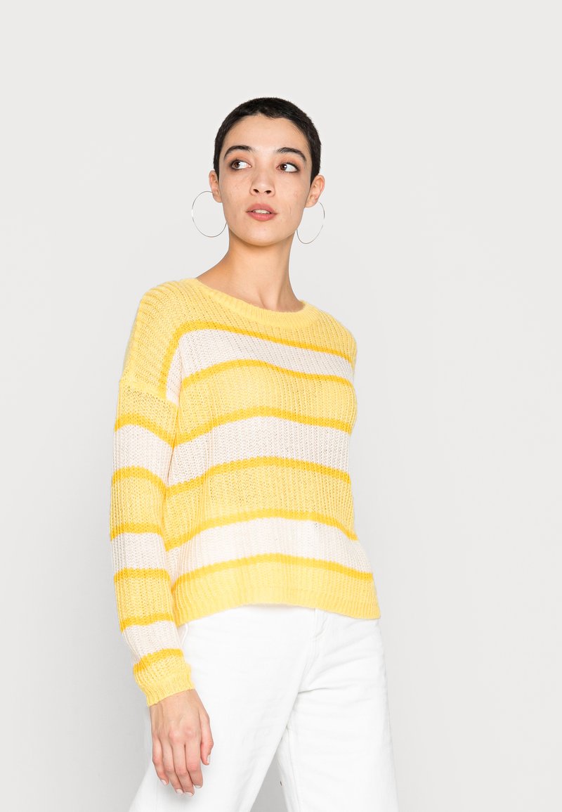 JDY JDYBADUT PULLOVER - Camisola - yellow cream