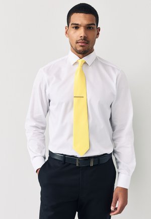 Next, WIDE - TEXTURED WITH CLIP - Krawatte - yellow