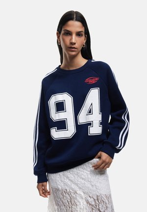 PRINTED  - Sweatshirt - dark blue