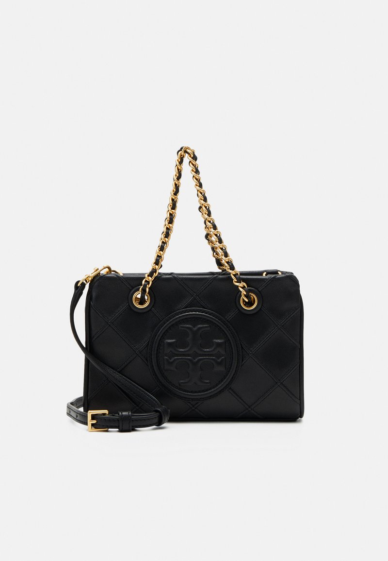 Tory Burch FLEMING SOFT MINI CHAIN TOTE - Sac bandoulière - black
