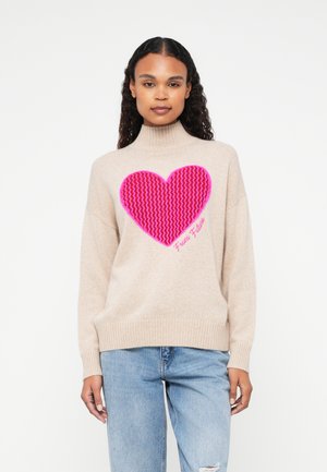 Pulover - beige chine
