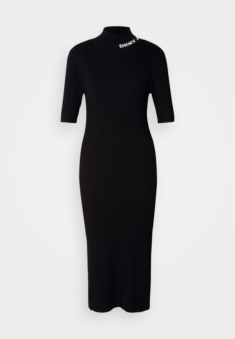 DKNY Gebreide jurk zwart