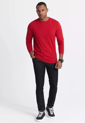 CASUAL 3 PACK - Long sleeved top - red white black