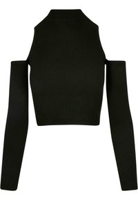 CUT OUT - Pikkade varrukatega topp - black