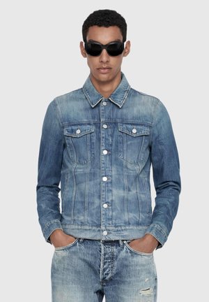 AllSaints, FITTED TRUCKER - Jeansjacka - blue