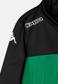 Kappa SET - Treniņtērpa apakšdaļas - black/green oasi
