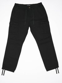 LUNAS POCKET - Kareiviško stiliaus kelnės - black