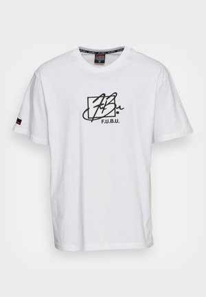 FUBU SCRIPT ESSENTIAL - Print T-shirt - white