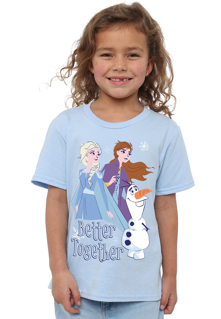 Disney T-shirt print lichtblauw