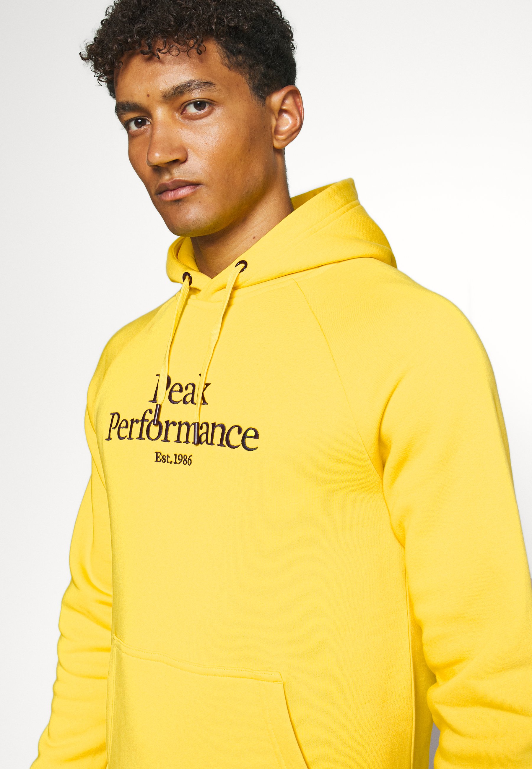 peak performance yellow hoodie