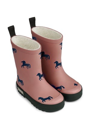 Liewood MASON THERMO RAINBOOT UNISEX - Bottes en caoutchouc - horses/dark rosetta