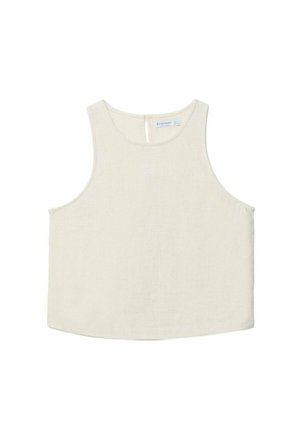 Stradivarius FLOWING BLEND RACERBACK - Blus - stone