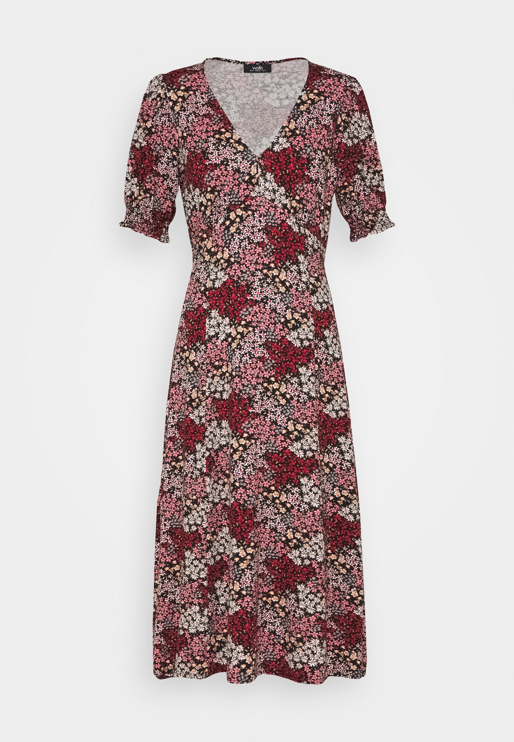 Wallis black ditsy floral midi dress Clearance