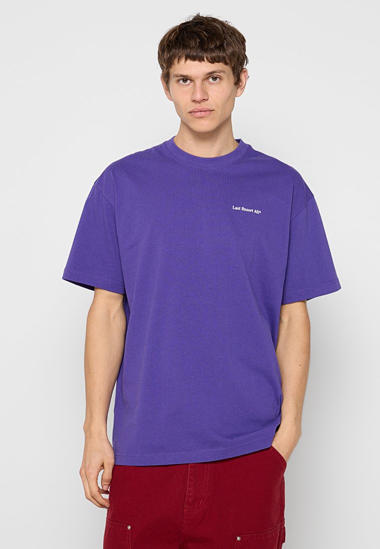 Last Resort AB T-shirt print donkerblauw