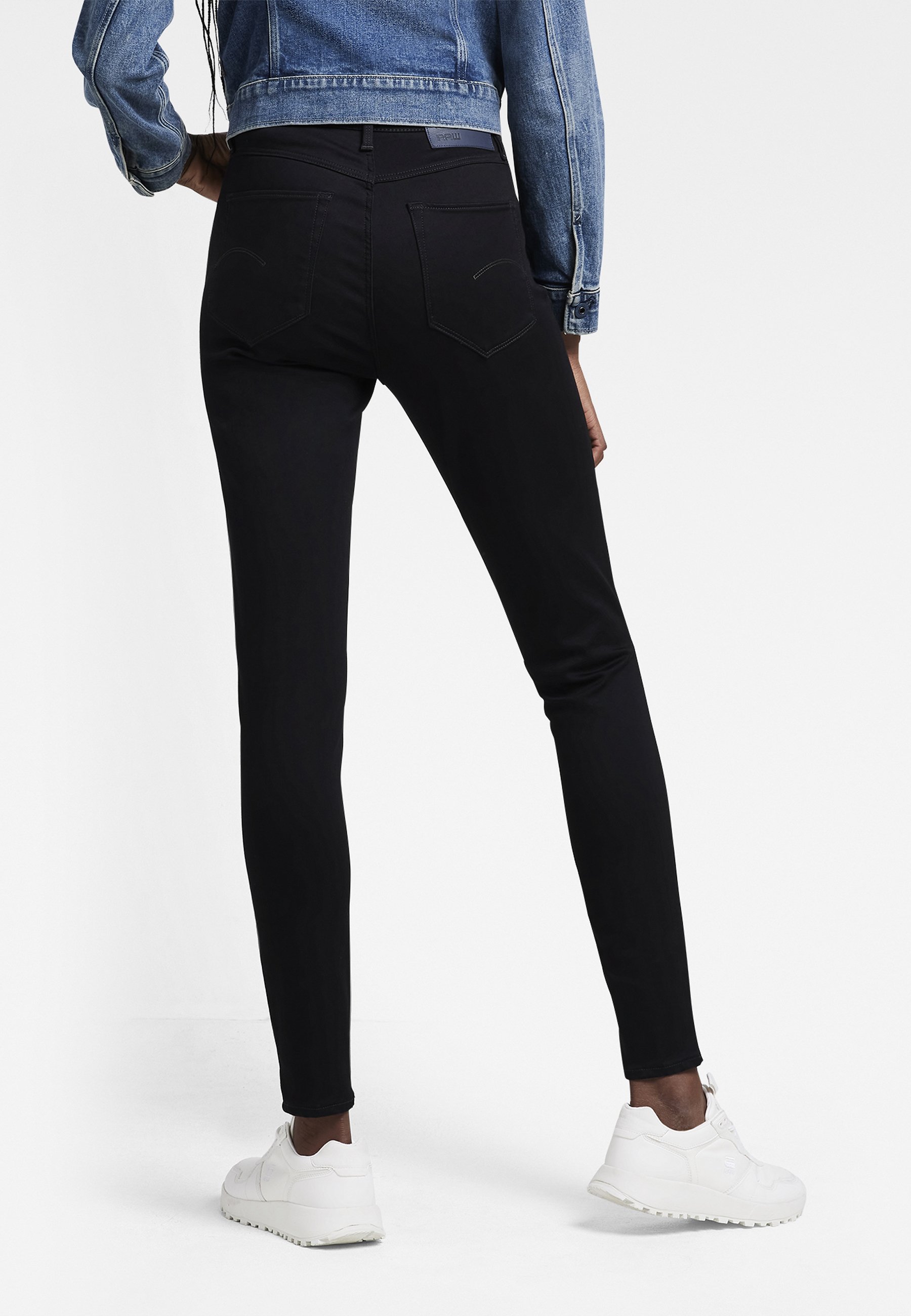 G-Star G-STAR SHAPE HIGH SUPER SKINNY - Jeans Skinny - rinsed/denim délavé  - ZALANDO.FR